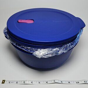 Large Tupperware Cyrstalwave - Blue 3L, 4L, and 2 lids